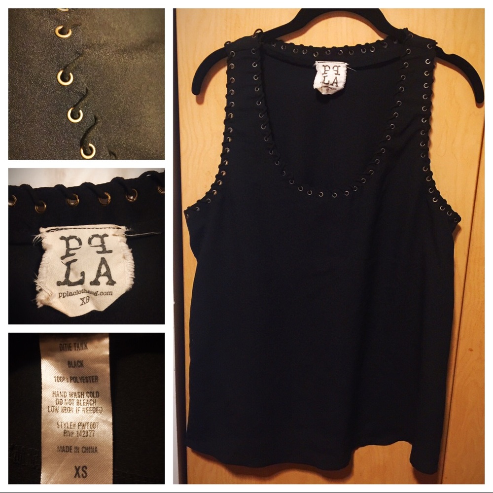 Black Lightweight PPLA Tank Top